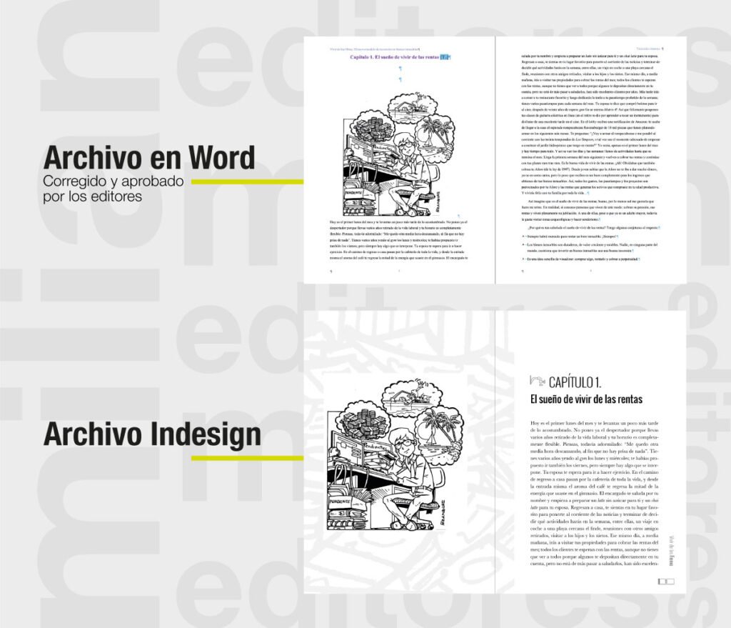 Maquetacion de libros en indesing